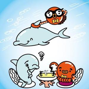 hakka (hakka)さんのダイビングスクールのキャラクター製作への提案