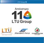 FISHERMAN (FISHERMAN)さんの缶バッチや名刺などに使用できる株式会社LTUの110周年記念ロゴのデザインへの提案