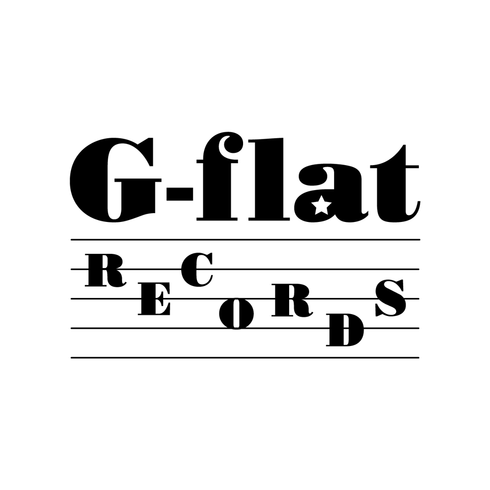 インディーズ音楽レーベル「G-flat Records」のロゴ作成