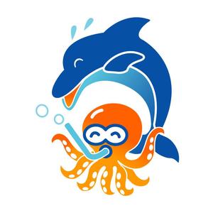i-can-do-itさんのダイビングスクールのキャラクター製作への提案