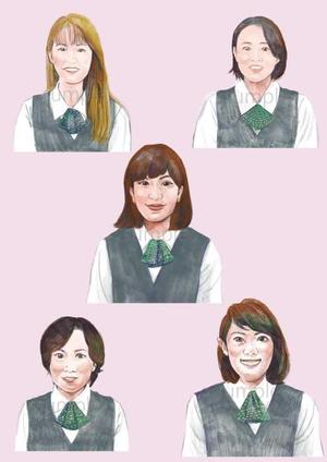 Eri (yamauchiko)さんの会社ホームページ掲載似顔絵依頼への提案