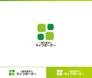 動画サムネ職人 (web-pro100)さんの一般社団法人ライフポーターの前に付けるロゴへの提案