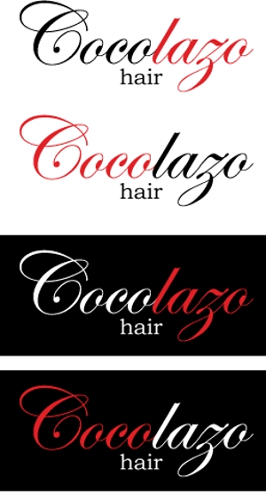 中津留　正倫 (cpo_mn)さんの「Cocolazo　hair」のロゴ作成への提案