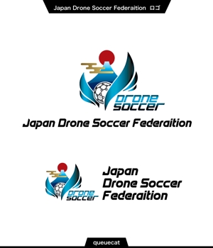 queuecat (queuecat)さんの日本ドローンサッカー連盟ロゴ制作への提案