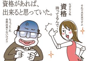 マツノヒトミ (matsunohitomi)さんのポスターの一コマ漫画風イラストの作成への提案