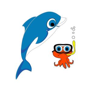 K&K (illustrator_123)さんのダイビングスクールのキャラクター製作への提案