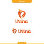 queuecat (queuecat)さんの福祉事業フランチャイズチェーン「iNina」統一のロゴへの提案
