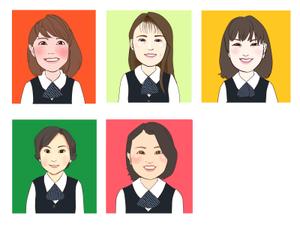 nako (nako_watashinohitujichan1)さんの会社ホームページ掲載似顔絵依頼への提案
