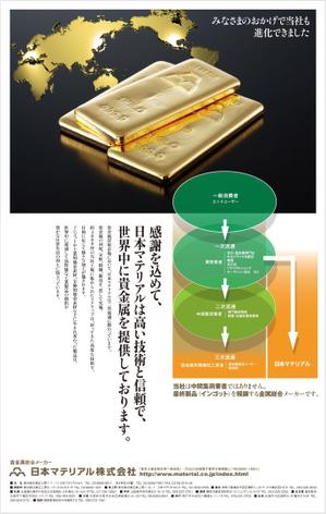 望月デザイン事務所 (mochizuqui)さんの急募！！貴金属総合メーカーの業界紙の広告への提案