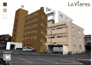shimoura ()さんの急募！マンションの外壁塗装カラーコーディネートへの提案