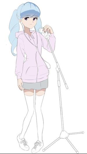 かふヱ (CFE_0)さんの音楽が好きな女の子のアニメ絵への提案