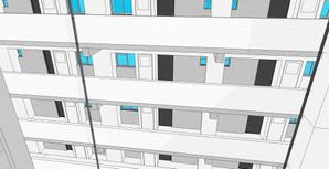 11x4 Creative Design Unit (savage-garden)さんの急募！マンションの外壁塗装カラーコーディネートへの提案