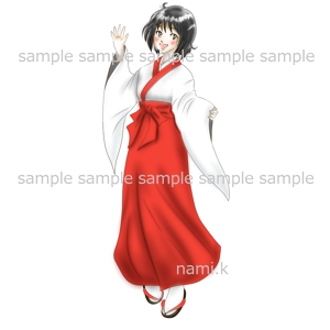 nami.k (nami-kei)さんの神社を宣伝するキャラクターの作成への提案