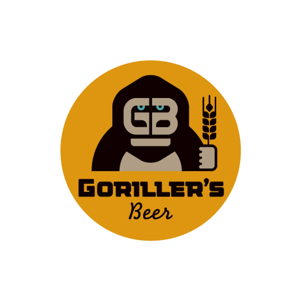 募集：ゴリラービールのロゴ