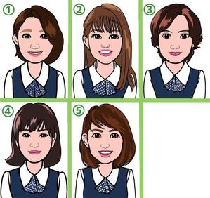 小嶋　季衣子 (rieko_kojima)さんの会社ホームページ掲載似顔絵依頼への提案