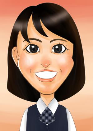 多々良　明日子 (MAYUMI96)さんの会社ホームページ掲載似顔絵依頼への提案