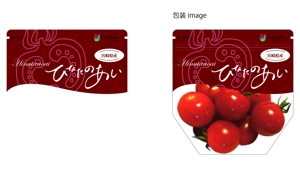 STUDIO WOOGIE (suncolorprince)さんのミニトマトの包装パッケージへの提案