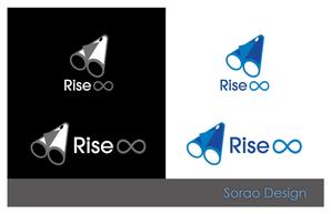 s-design (sorao-1)さんのアパレル、グッズブランド「Rise∞」のロゴデザイン作成への提案