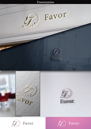 hayate_design (hayate_desgn)さんのパーソナルジム『Favor』（フェイバー）ロゴ作成への提案