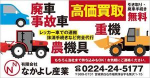 curry-man ()さんの自動車・農機具等買取　看板のデザインへの提案