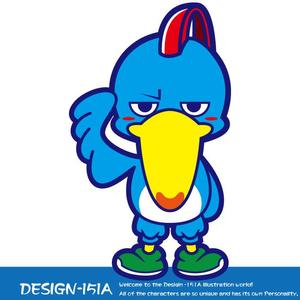 DESIGN-151A (non-wataboushi)さんのハシビロコウ（鳥）のキャラクターデザインへの提案