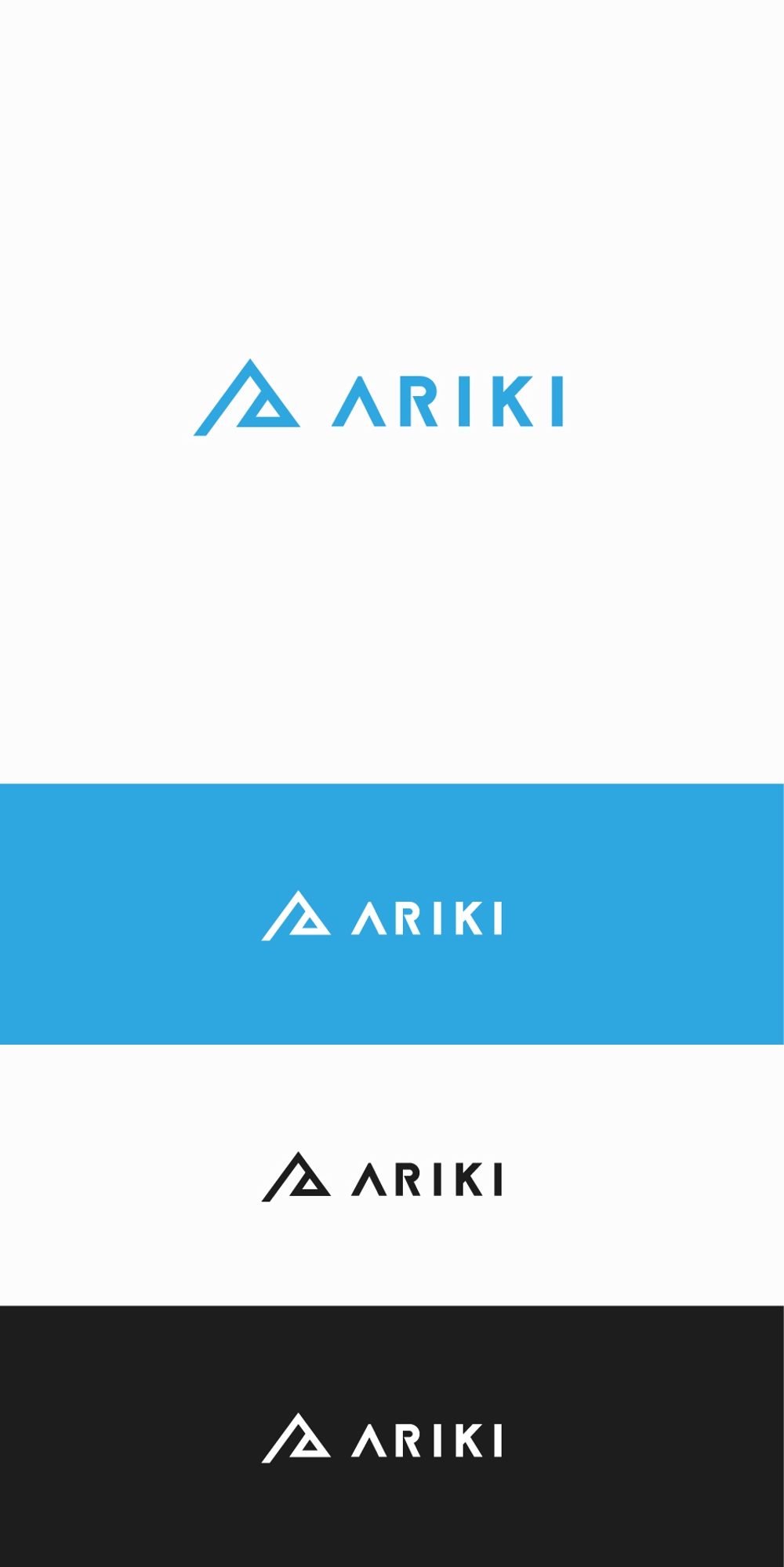 社名『株式会社ARIKI』のロゴの仕事