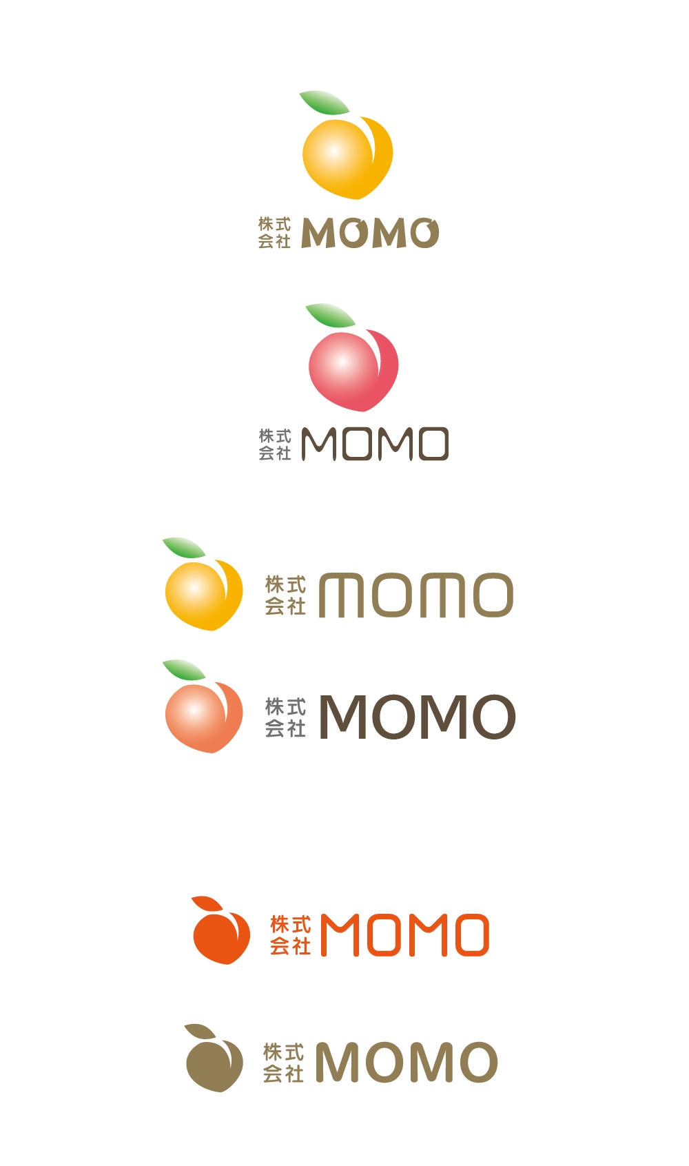 新規設立会社「株式会社MOMO」ロゴマーク制作