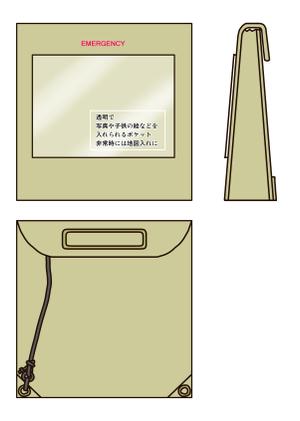 鈴丸 (suzumarushouten)さんのリュックのデザインへの提案