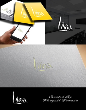 あ (Hiroyuki_0827)さんの自社ブランド『Lilina』リリーナ　ロゴ、書体作成（商標登録予定なし）への提案