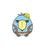 鈴木和美 (klmk)さんのハシビロコウ（鳥）のキャラクターデザインへの提案