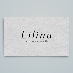 haru_Design (haru_Design)さんの自社ブランド『Lilina』リリーナ　ロゴ、書体作成（商標登録予定なし）への提案