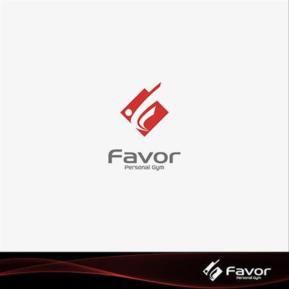 パーソナルジム『Favor』（フェイバー）ロゴ作成