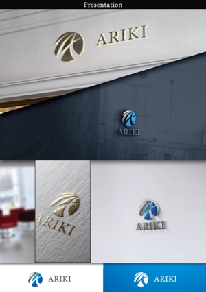 hayate_design (hayate_desgn)さんの社名『株式会社ARIKI』のロゴの仕事への提案