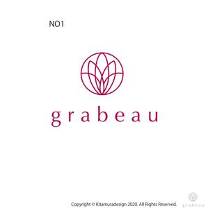 customxxx5656 (customxxx5656)さんのエステサロン経営「grabeau株式会社」のロゴデザインへの提案