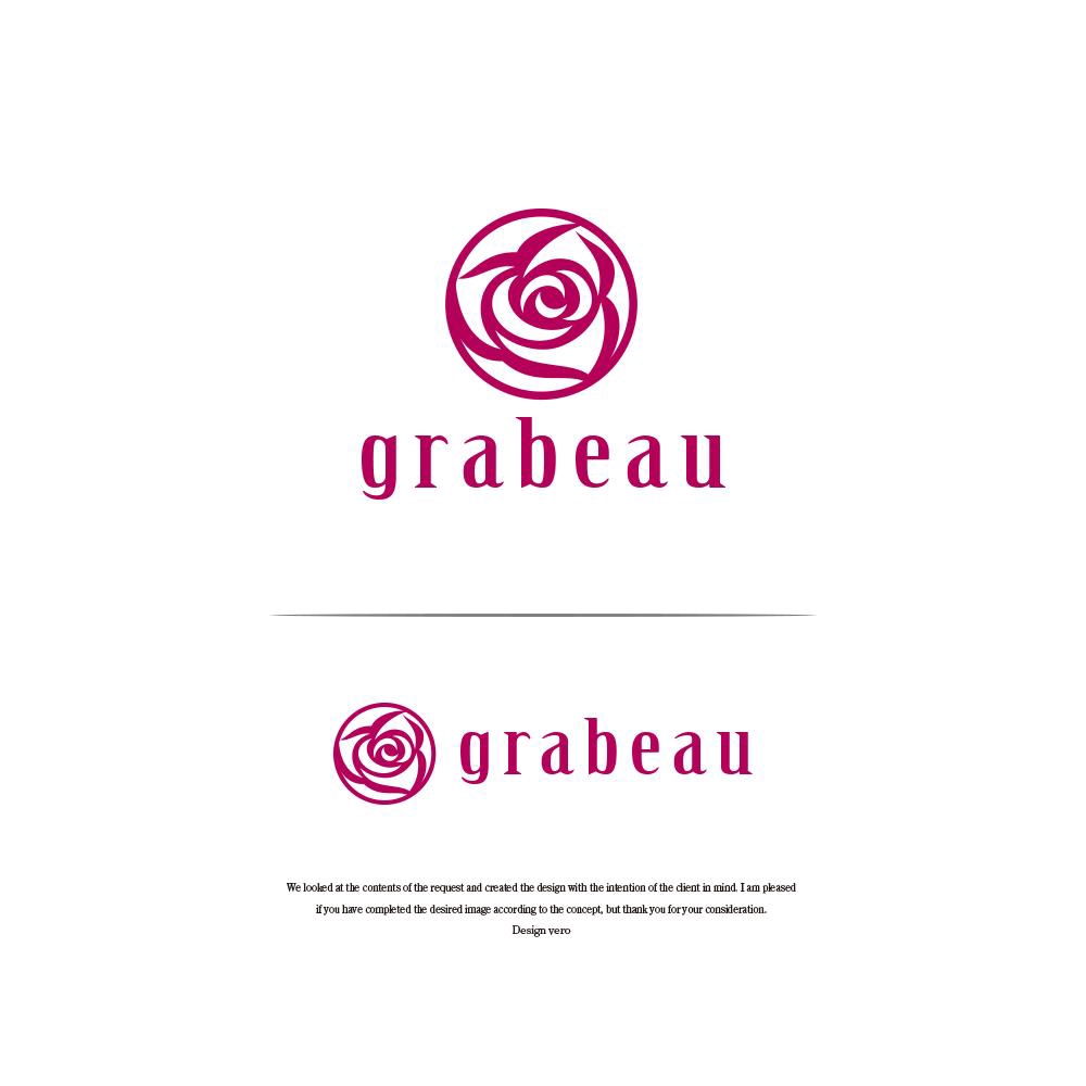 エステサロン経営「grabeau株式会社」のロゴデザイン