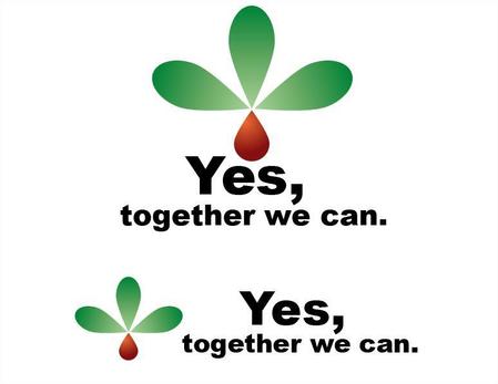 sametさんの「Yes, together we can.」のロゴ作成への提案