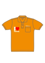 JUGEMU (JUGEMU)さんの工業用インクジェットプリンター会社の展示会で着用するポロシャツのデザインへの提案