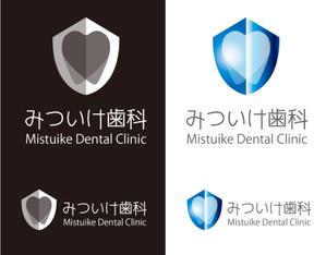 Force-Factory (coresoul)さんの看板、ホームページ、名刺用「みついけ歯科　Mistuike Dental Clinic」のロゴへの提案