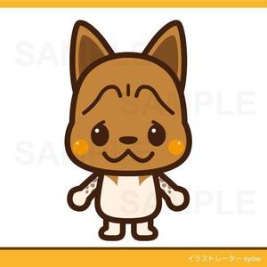 syow（イラスト・キャラデザなど） (n_sho)さんの実在する保護犬をモデルにしたキャラクターデザインへの提案