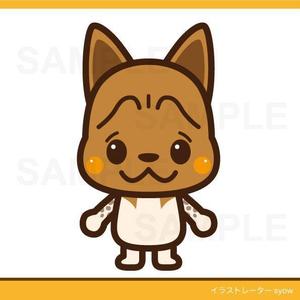 syow（イラスト・キャラデザなど） (n_sho)さんの実在する保護犬をモデルにしたキャラクターデザインへの提案