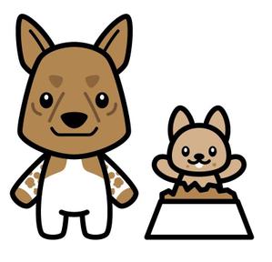 RLYØ【キャラデザ・イラスト制作等】 (ryo_connectal)さんの実在する保護犬をモデルにしたキャラクターデザインへの提案