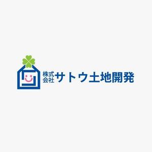 さんの「株式会社サトウ土地開発」の看板ロゴ制作への提案