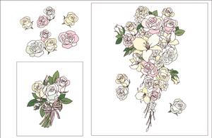鈴木勇介 (szkysk)さんの転写紙の花束の絵柄に色を塗って下さい。への提案