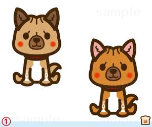 THE_watanabakery (the_watanabakery)さんの実在する保護犬をモデルにしたキャラクターデザインへの提案