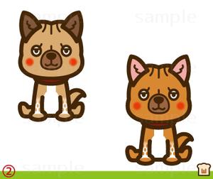 THE_watanabakery (the_watanabakery)さんの実在する保護犬をモデルにしたキャラクターデザインへの提案