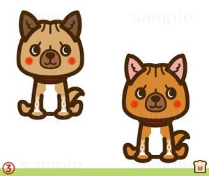 THE_watanabakery (the_watanabakery)さんの実在する保護犬をモデルにしたキャラクターデザインへの提案