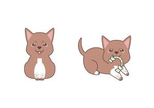 なんじょう (nnnpipiyo88)さんの実在する保護犬をモデルにしたキャラクターデザインへの提案