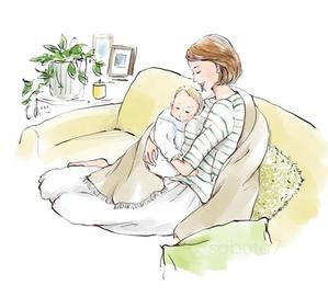 sabuta (sabuta7)さんの産前や産後のママさんケア専門整体院のイメージイラストへの提案