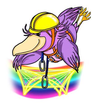 いごるかーりー (egorkali)さんのハシビロコウ（鳥）のキャラクターデザインへの提案