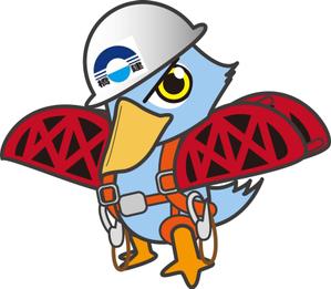 jun jun (cute0706)さんのハシビロコウ（鳥）のキャラクターデザインへの提案
